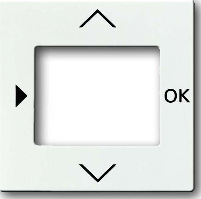 Busch-Jaeger Zentralscheibe dav/sws f.Timer-Bedienelem. 6435-84
