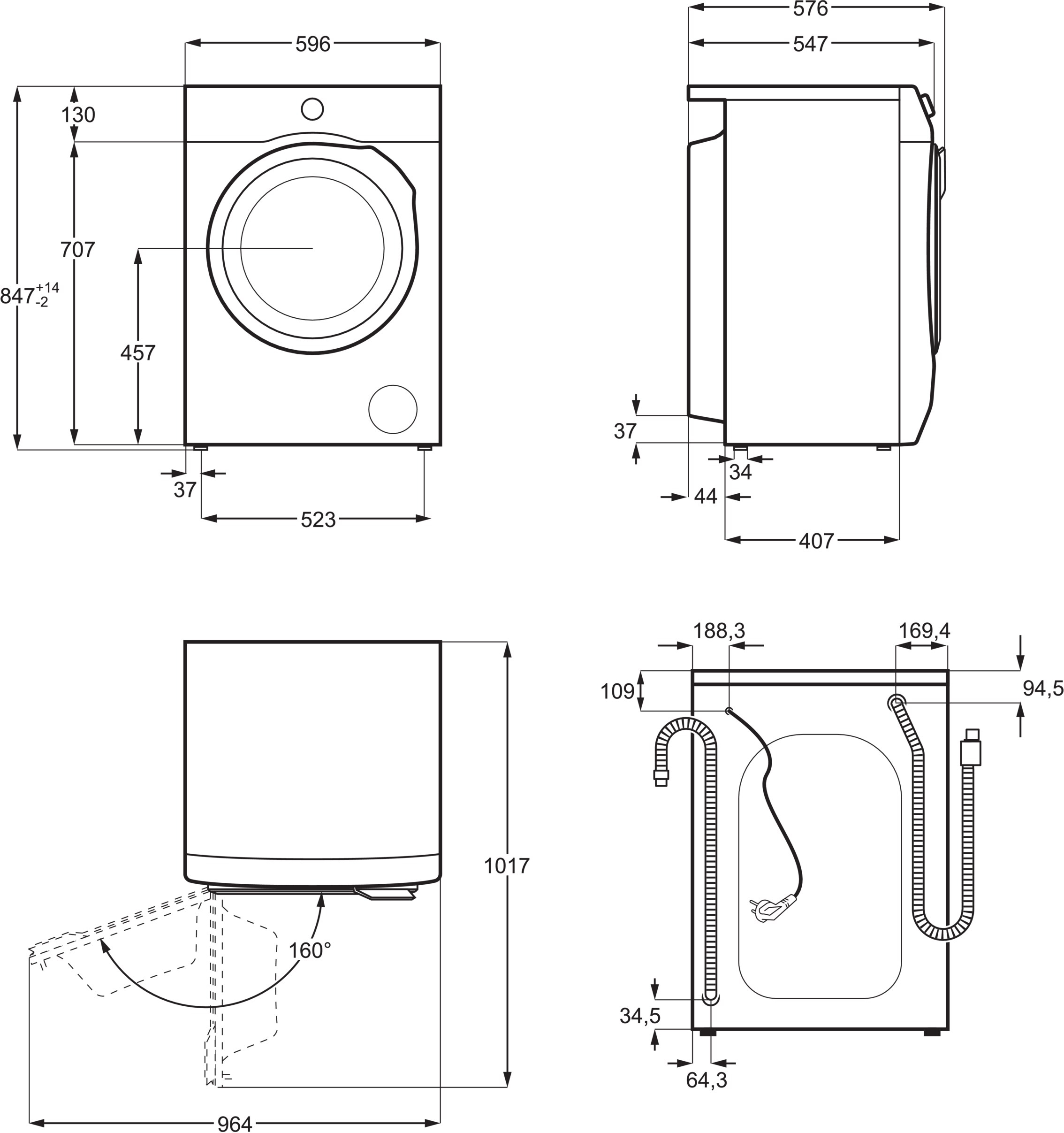 Electrolux AEG MDA Waschautomat CARAT L6FBC41478