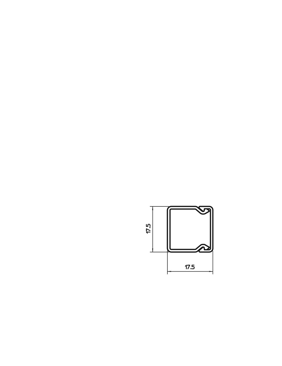 2 M OBO Bettermann Vertr Wand- und Deckenkanal 20x20x2000 PVC rws WDK20020RW