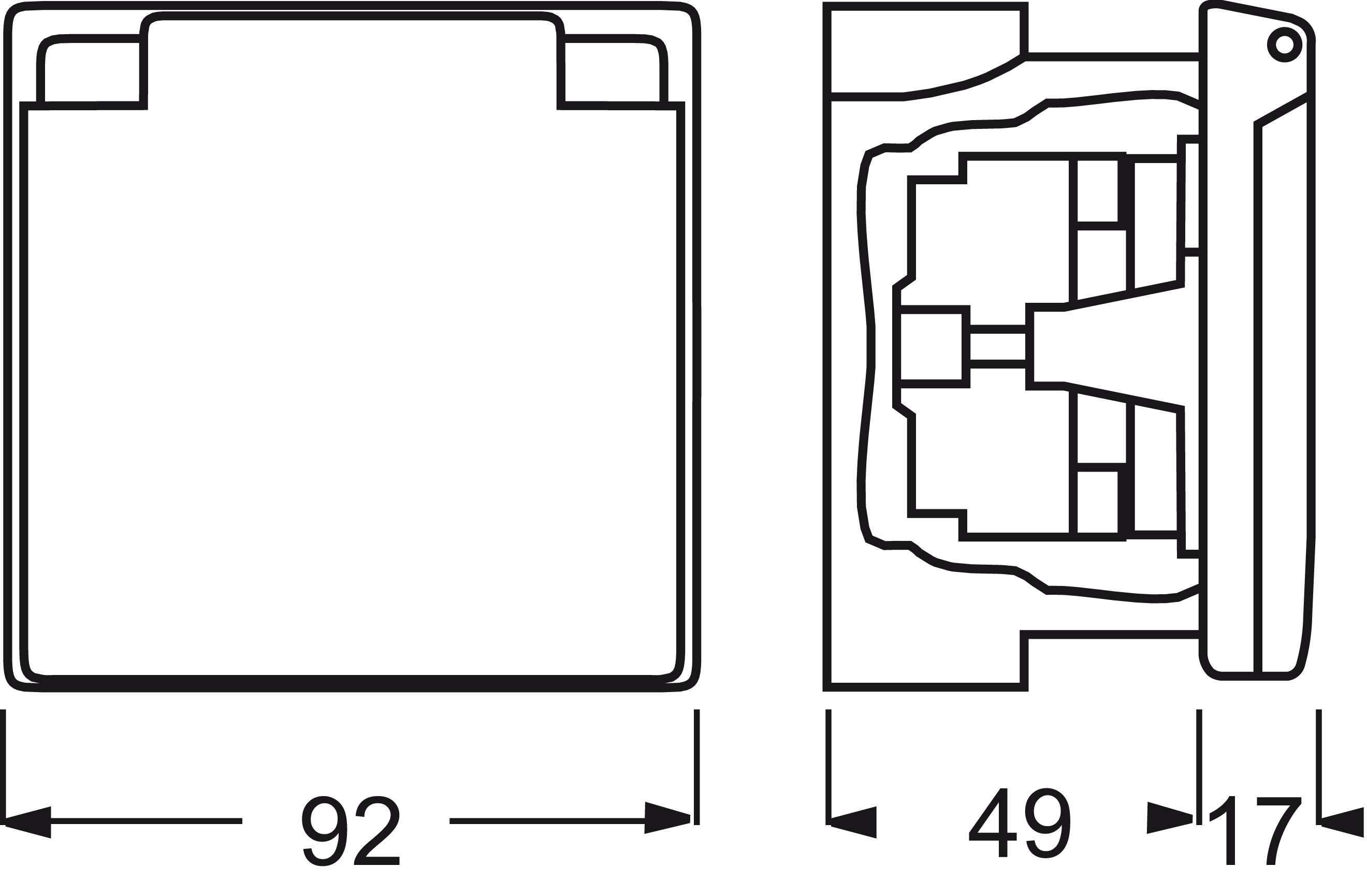 Busch-Jaeger Perilex-Steckdose ws 2064 UG-101