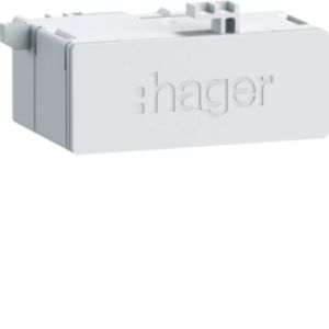 Hager RJ45-Buchse Patch 180°IP20 CAT6A ZZ45WAN2PP