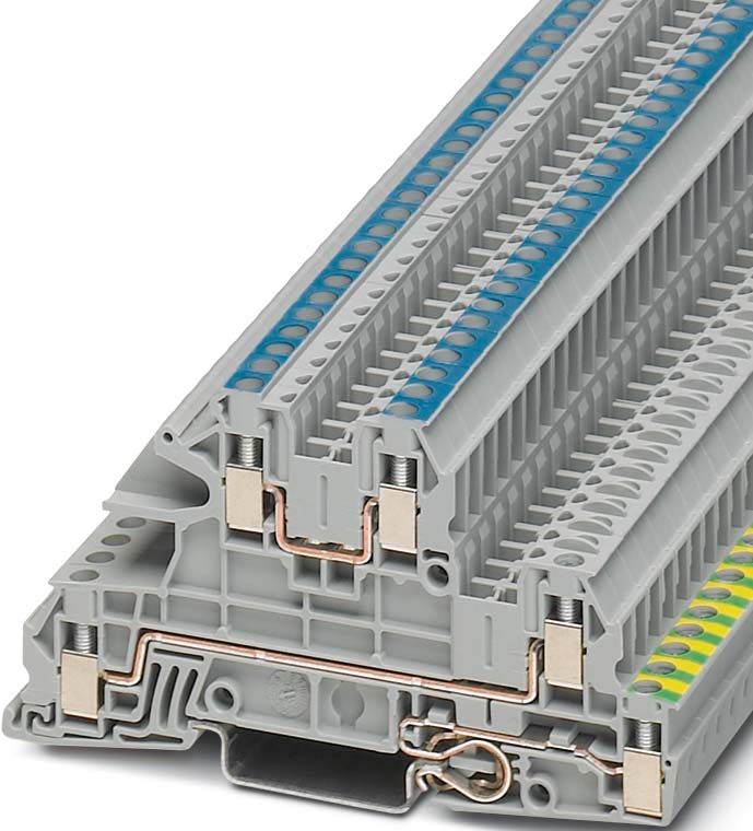 Phoenix Contact Installationsetagenklemme 0,2-4qmm 5,2mm gr UTI 2,5-PE/L/N Phoenix Contact Installationsetagenklemme 0,2-4qmm 5,2mm gr UTI 2,5-PE/L/N