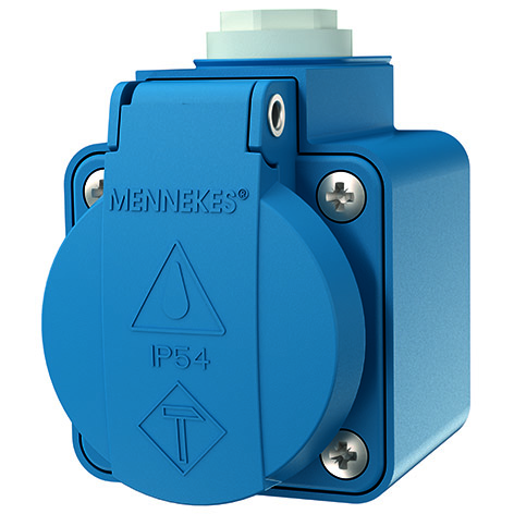 Mennekes Schuko-Aufbau-Steckdose 16A,2p+E,230V 10082