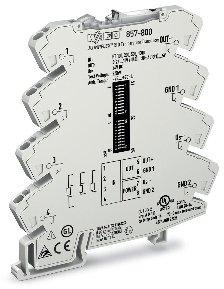 WAGO GmbH & Co. KG Temperaturmessumformer  857-800