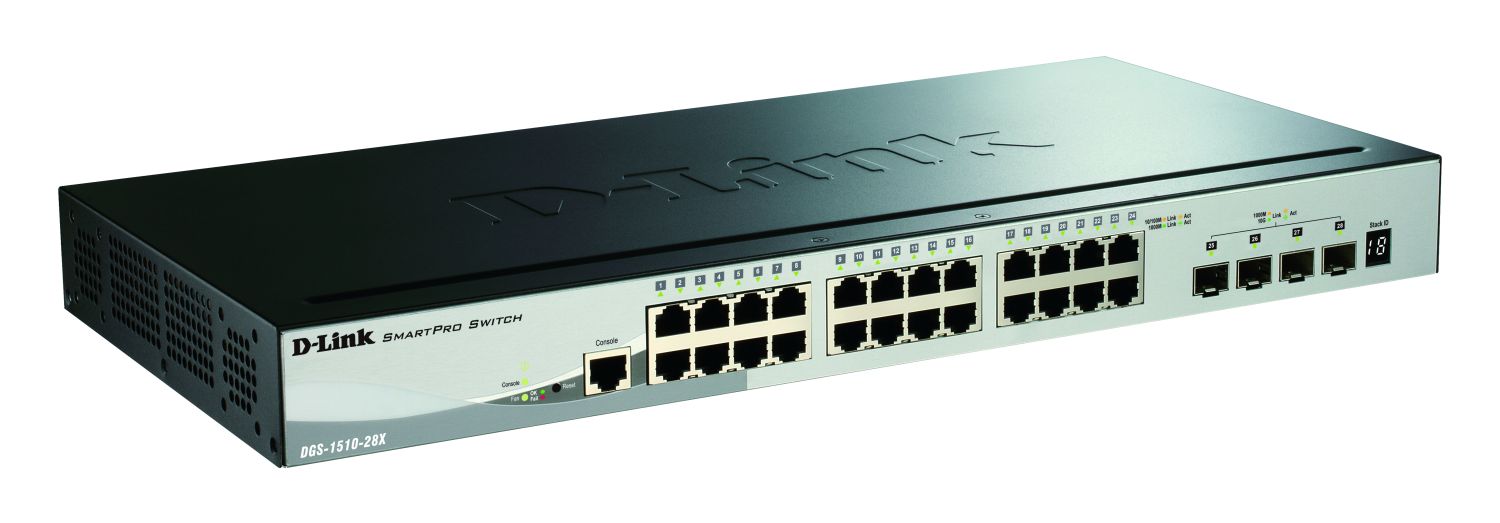 DLink Deutschland 28-Port Gigabit Switch managed DGS-1510-28X/E