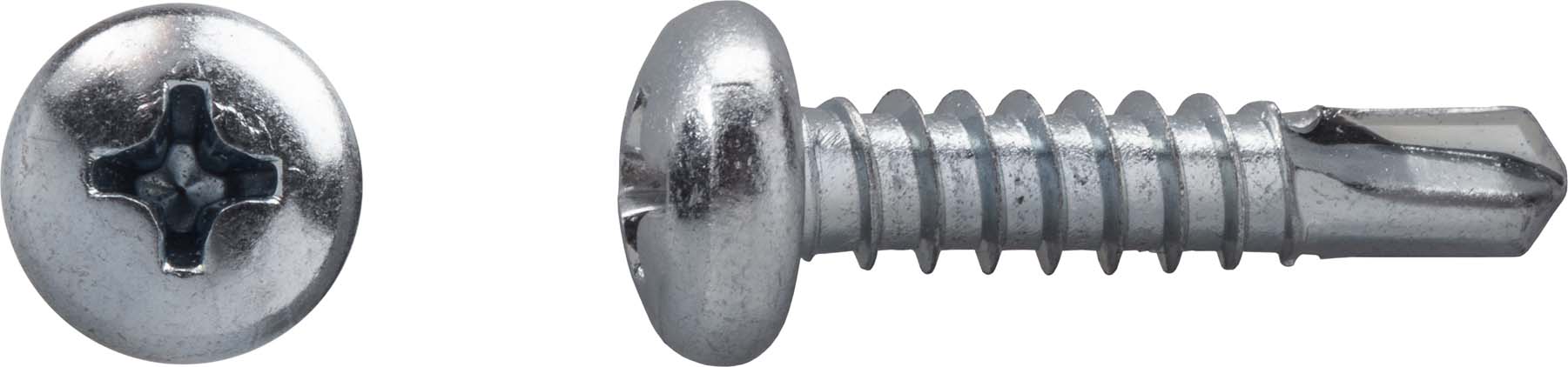 100 STK Dresselhaus Bohrschraube m.Linsenkopf M-H 4,2x22 galv.verz 6047/001/51 4,2x22