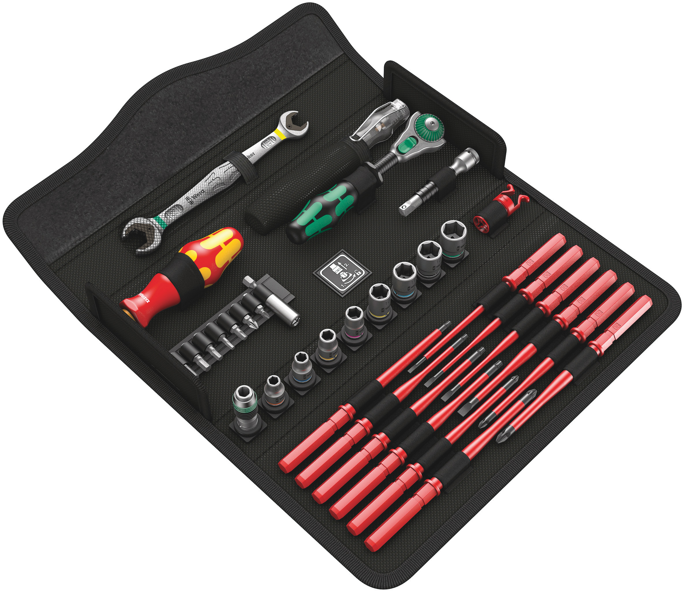 Wera Werk Wartungs-Werkzeug-Set 35-teilig 0517833