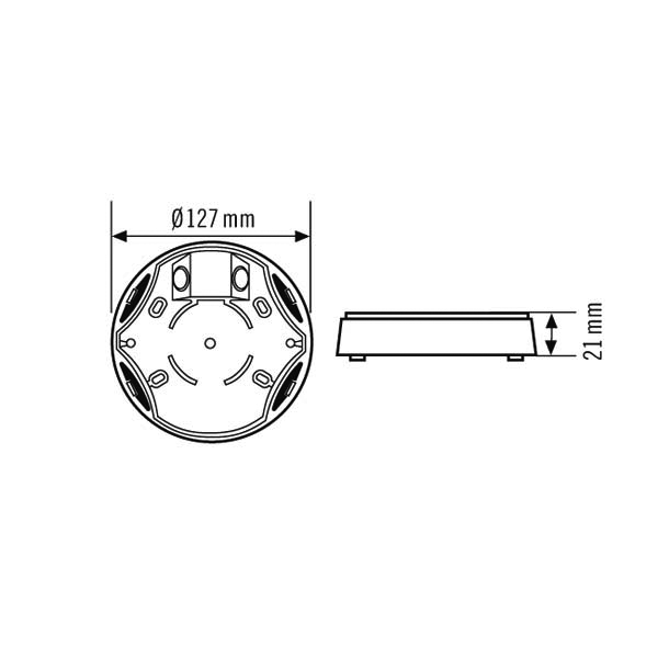 ESYLUX AP-Dose ws IP 54 STANDARD #EM10425400