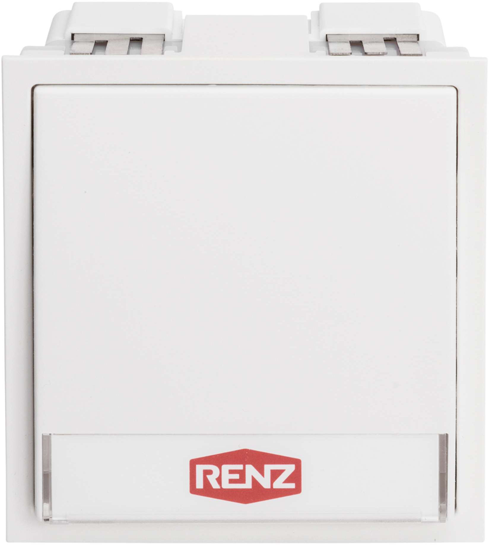Renz Metallwaren. Klingelmodul mit 1 Klingeltaster 97-9-85269 ws