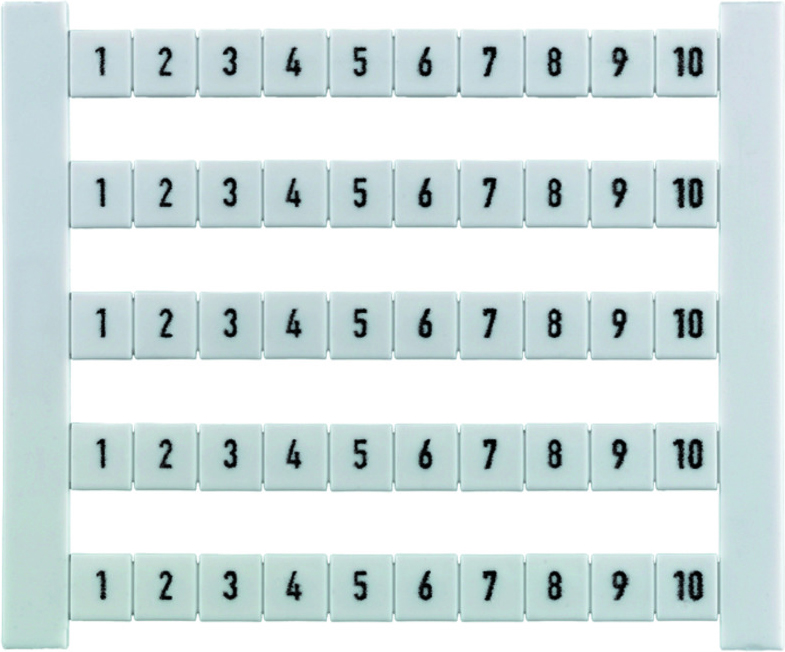 50 STK Weidmüller Klemmenmarkierer dekafix ws DEK 5 FW 51-100