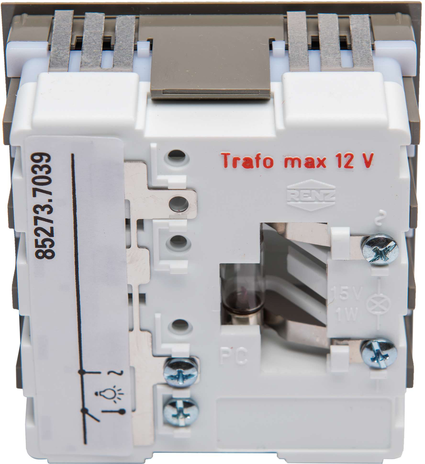 Renz Metallwaren. Komb.Klingel/Lichtmodul 97-9-85273 gr