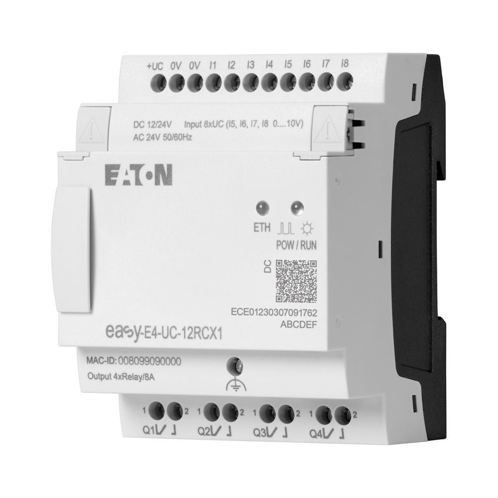 Eaton (Moeller) Steuerrelais 12/24VDC,24VAC EASY-E4-UC-12RCX1