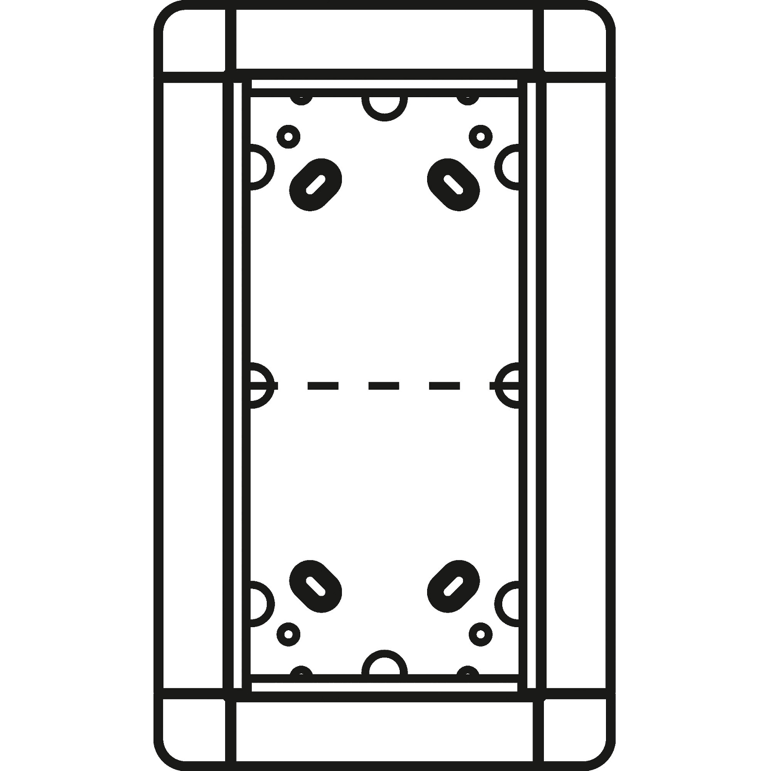 Ritto Portier UP-Rahmen si 2-fach, 141x238mm 1881220