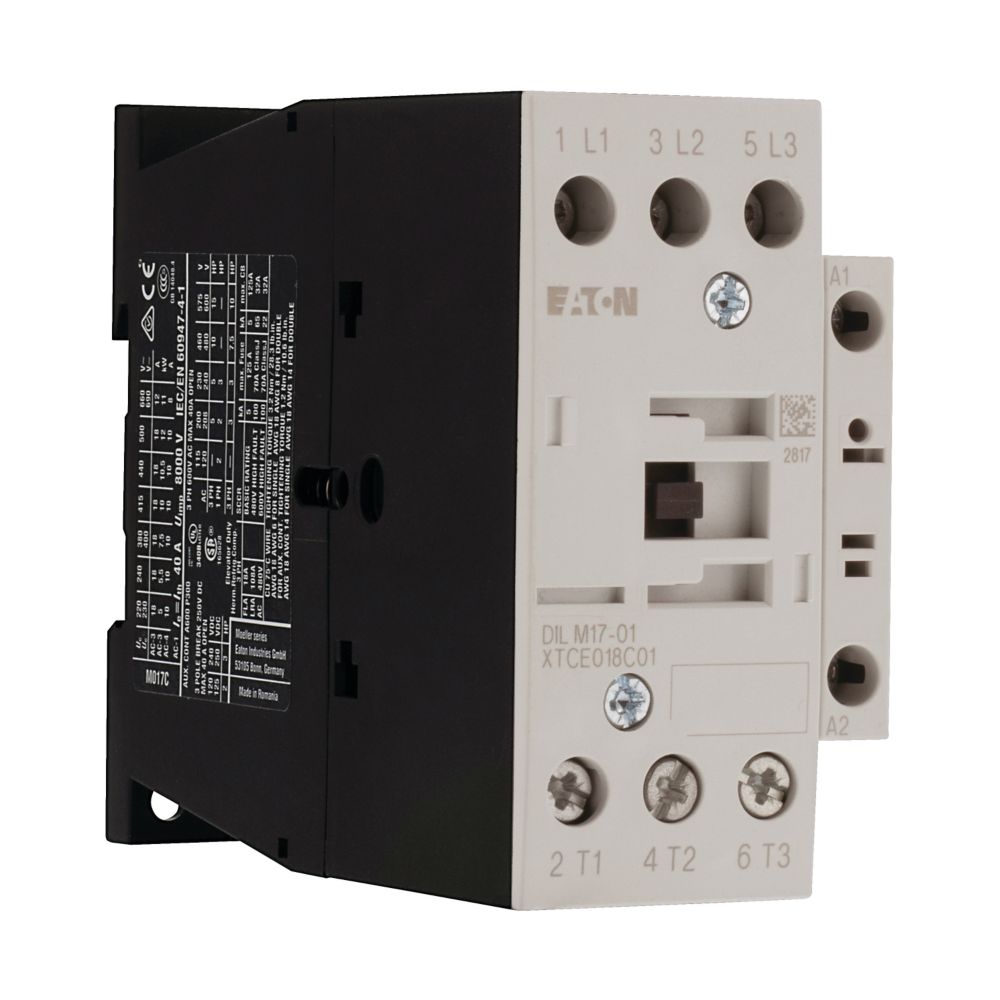 Eaton (Moeller) Leistungsschütz 1Ö 7,5kW/400V,DC DILM17-01(RDC24) Eaton (Moeller) Leistungsschütz 1Ö 7,5kW/400V,DC DILM17-01(RDC24)