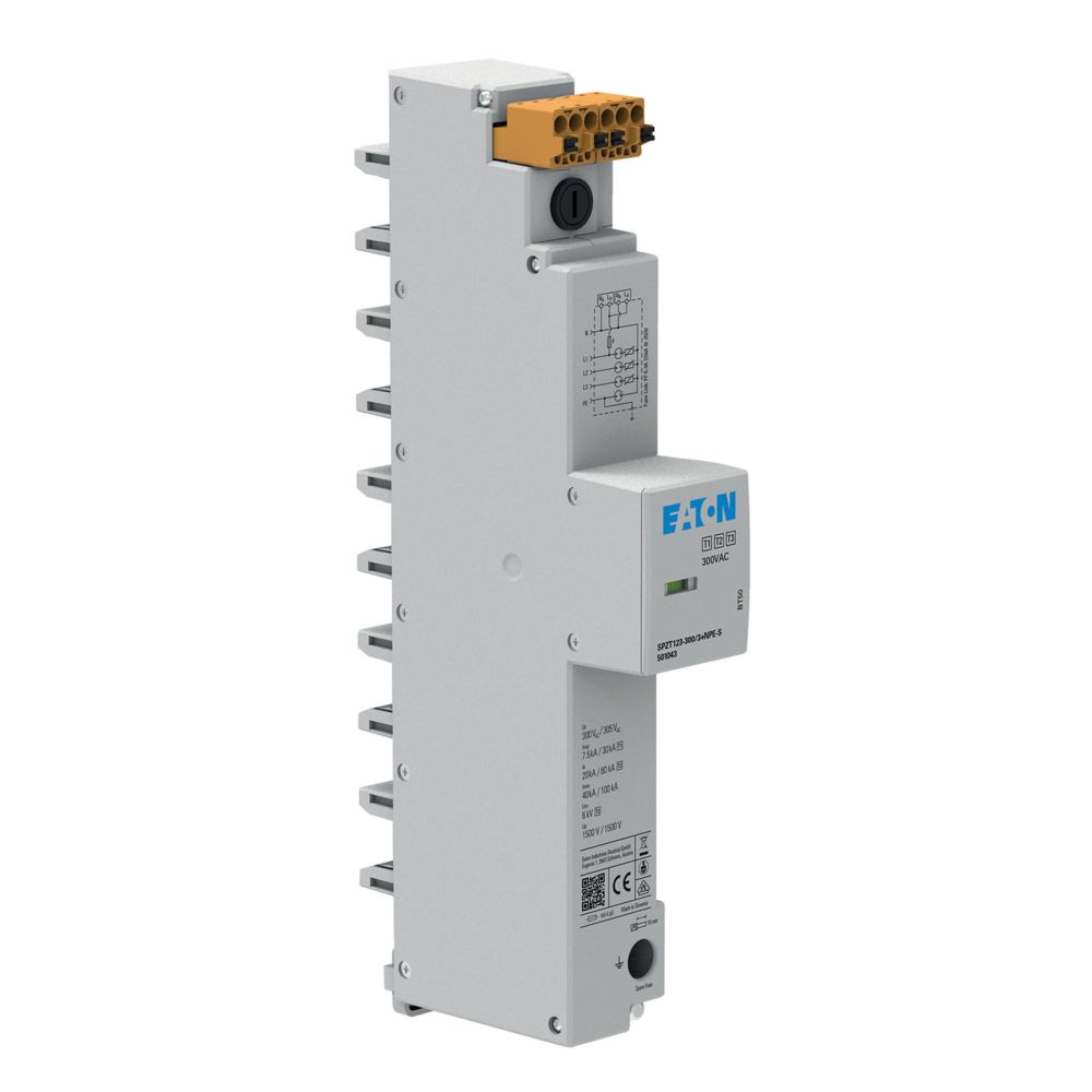 Eaton (Installation) Überspannungsableiter f.40mm Sammelschiene SPZT123-300/3+NPE-S