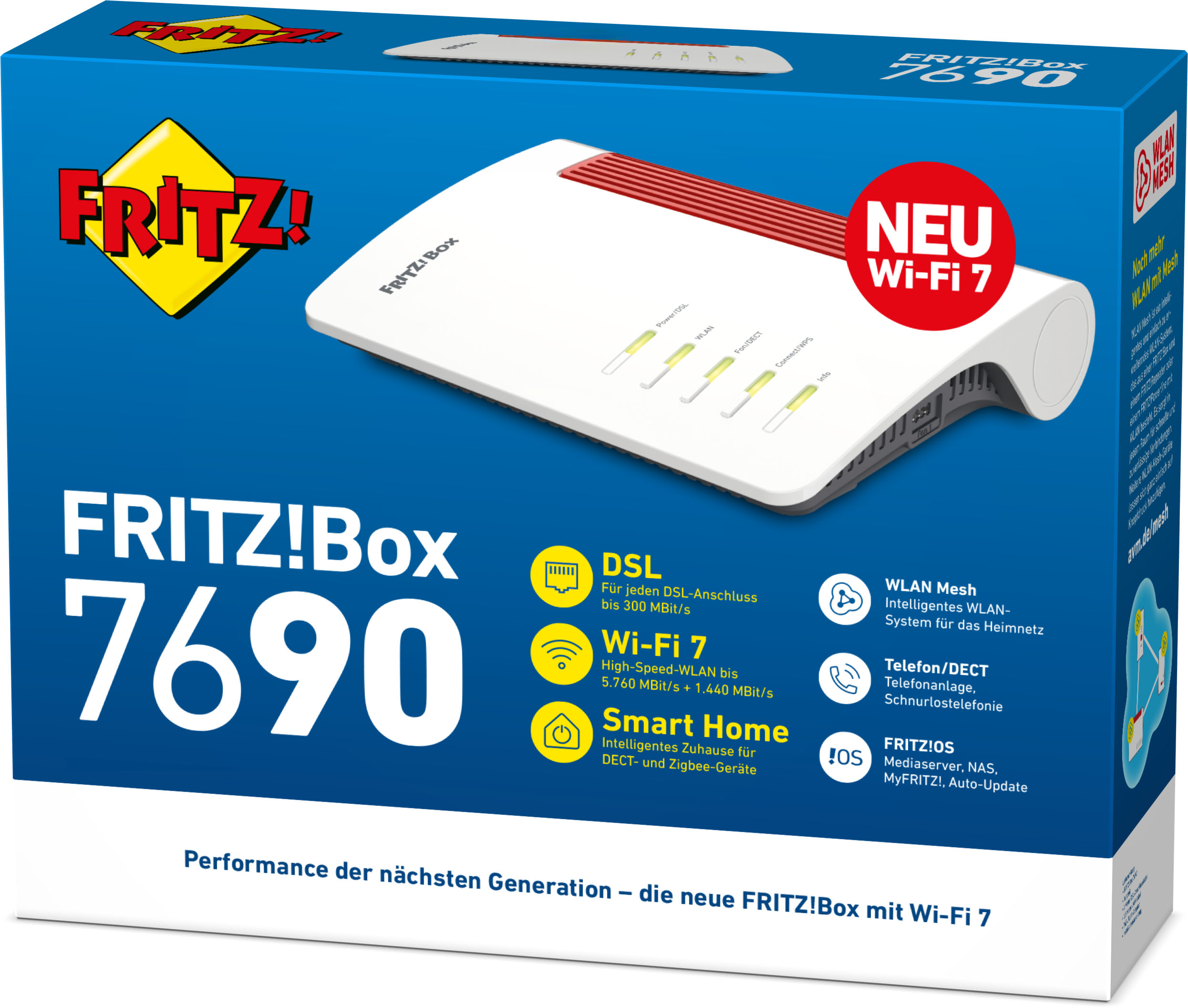 AVM Computersysteme WLAN Router FRITZ!Box 7690