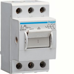 Hager Ausschalter 63A,3-pol,2.5PLE SH363N