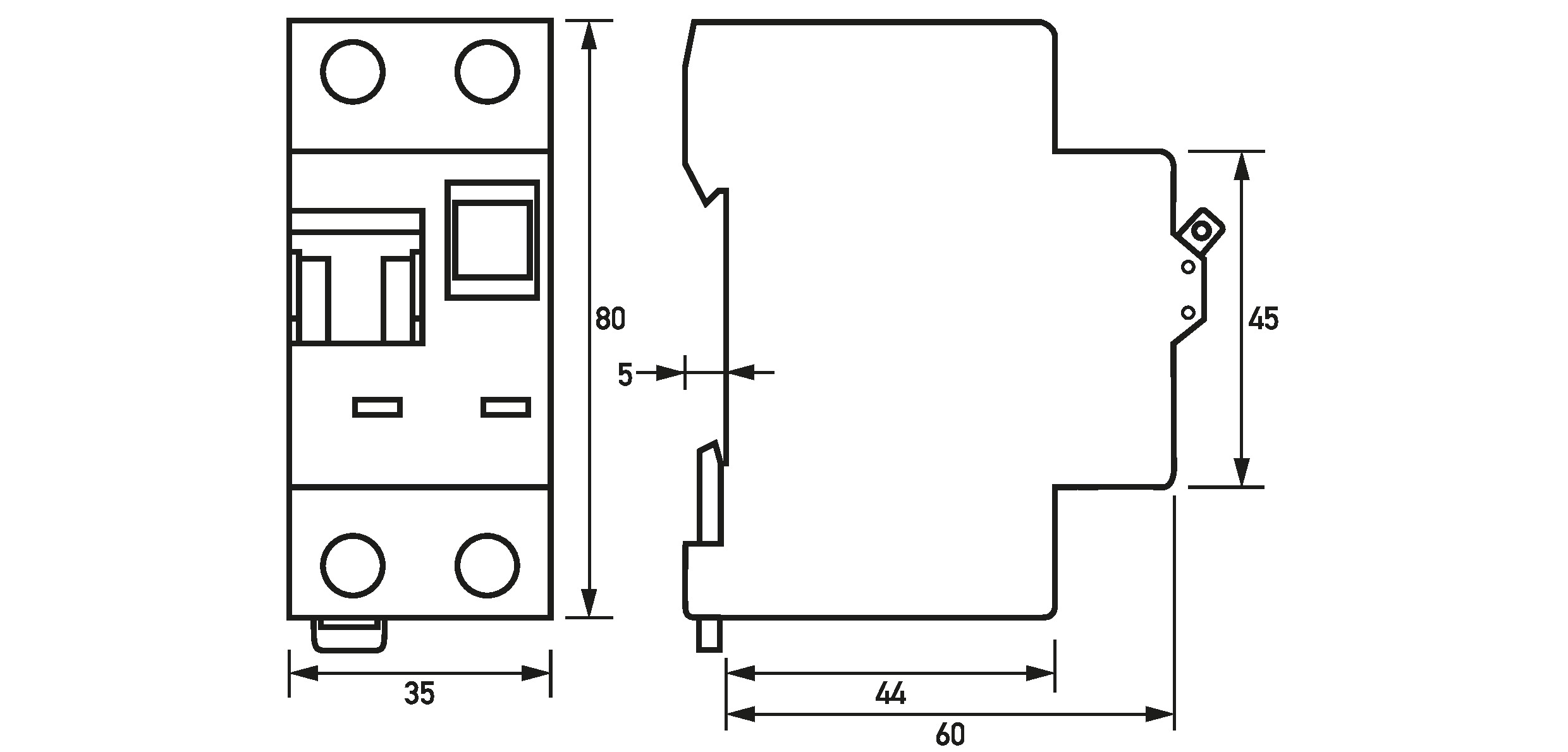 Doepke FI/LS-Kombination  DRCBO3 B16/0,03/1N-A