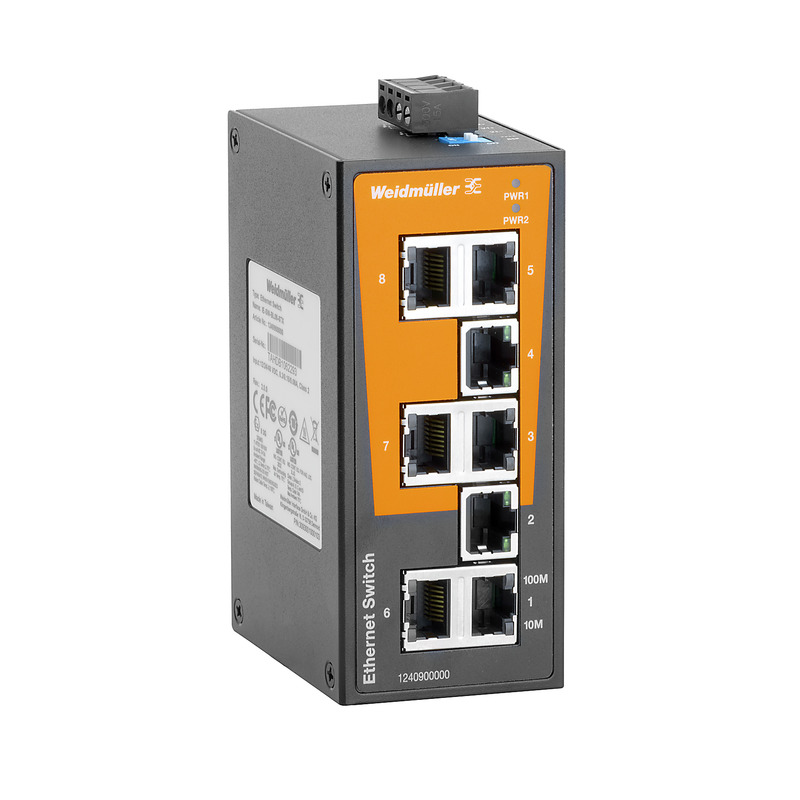 Weidmüller Netzwerk-Switch IE-SW-BL08-8TX