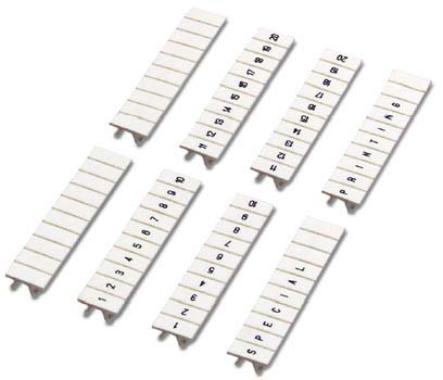 10 STK Phoenix Contact Zackband weiß, 3,5x10,5mm ZB 3,5:UNBEDRUCKT