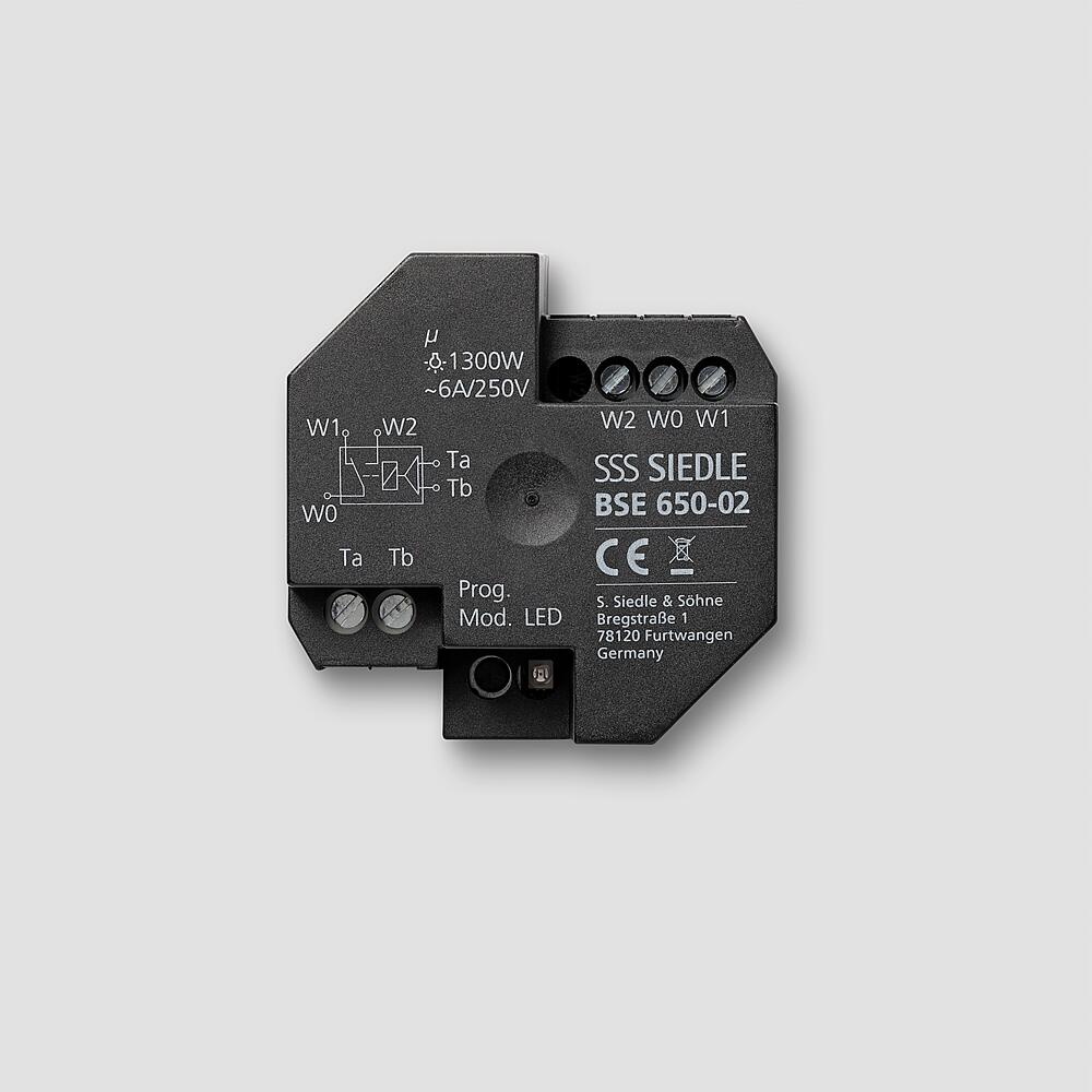 Siedle&Söhne Bus-Schalt-Einheit Schwarz BSE 650-02