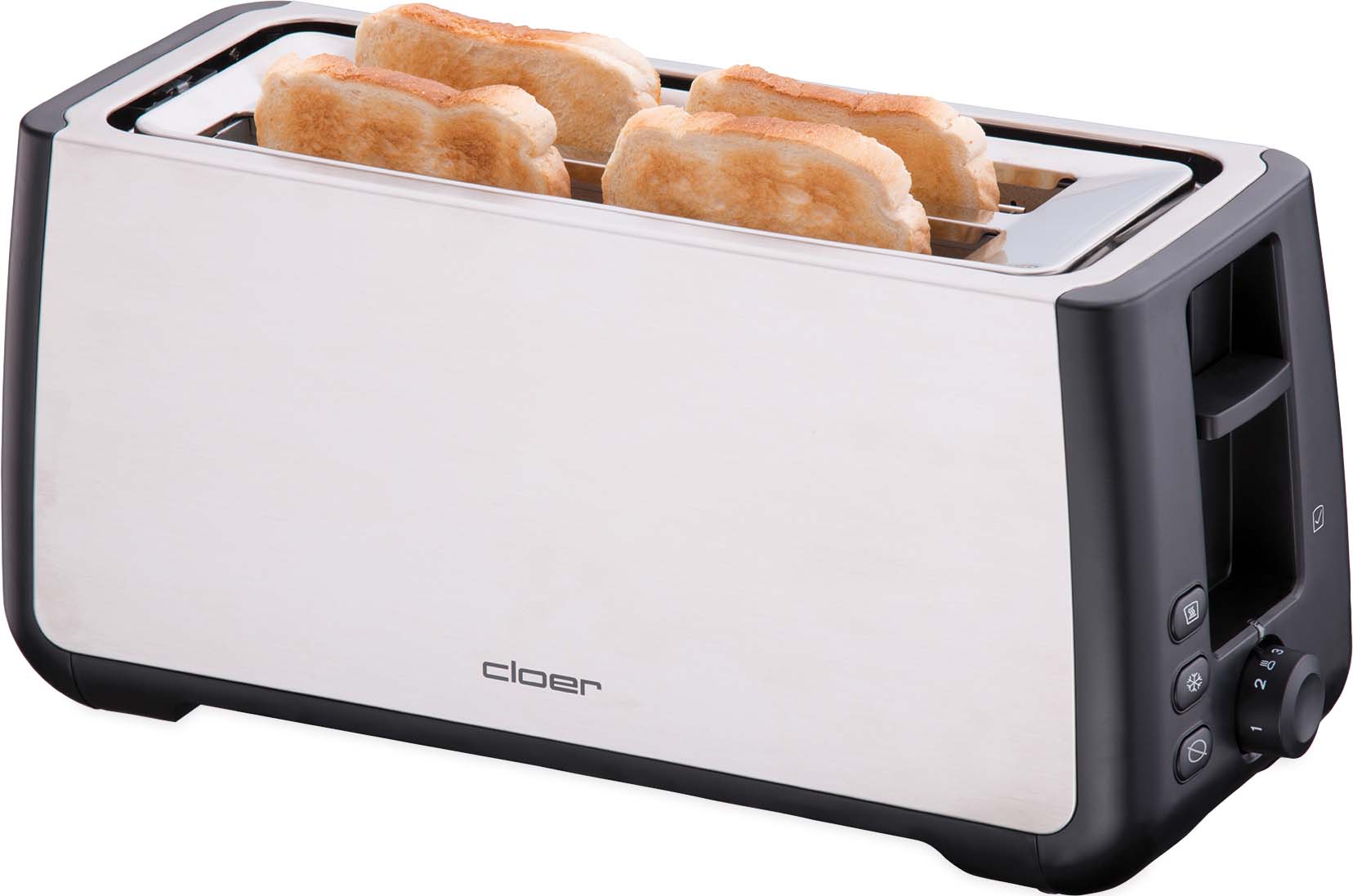 Cloer Toaster XXL 4 Scheiben 3579 eds/sw