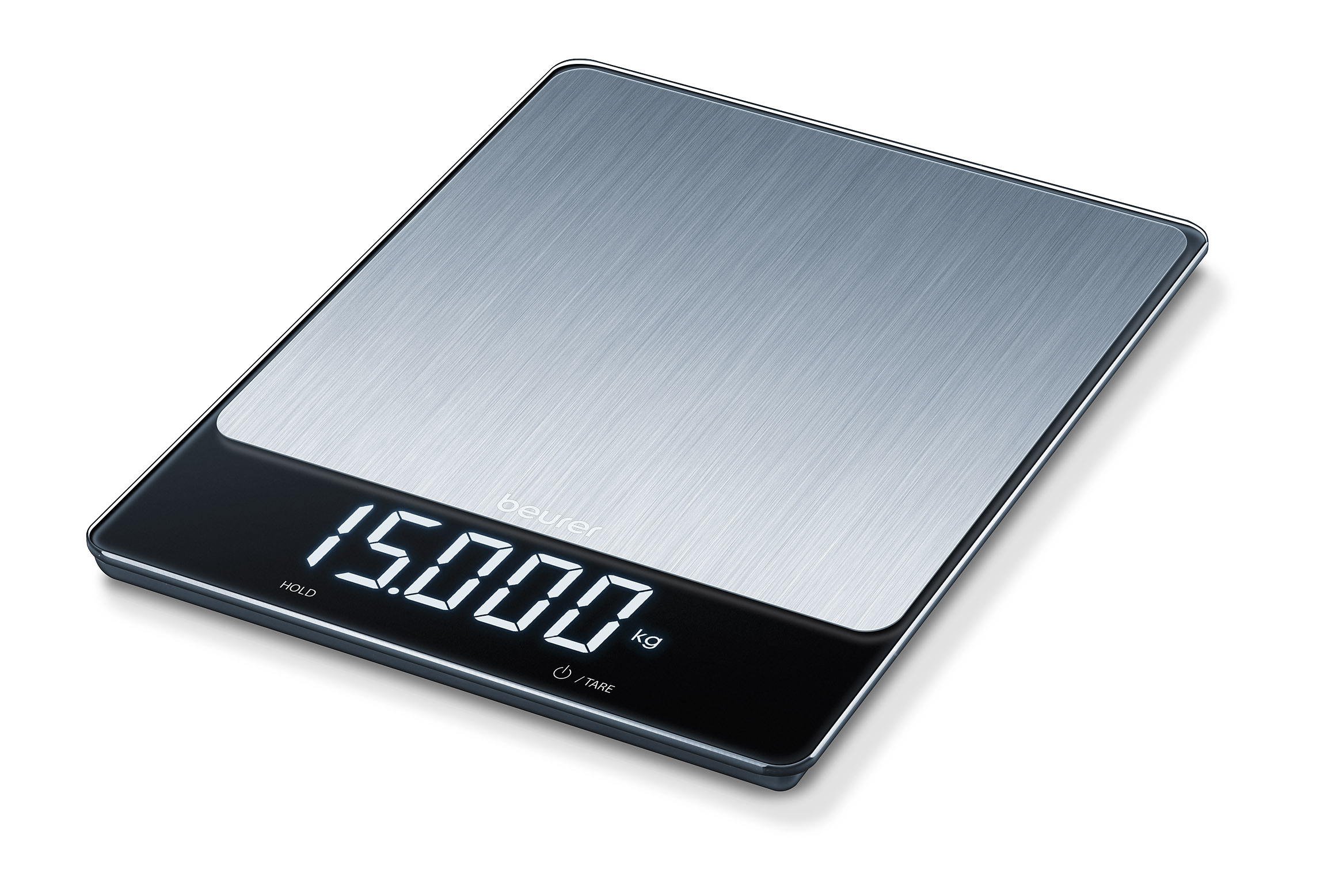 Beurer Küchenwaage XXL m.Hold-Funktion KS 34 XL Edelstahl