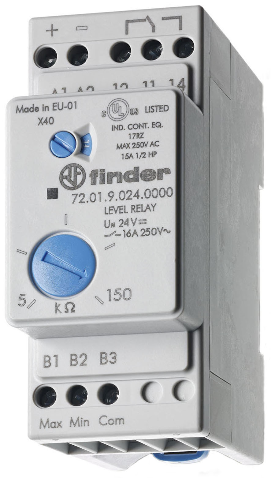 Finder Niveau-Überwachungsrelais 1W,16A,Spsp.230VAC 72.01.8.240.0000
