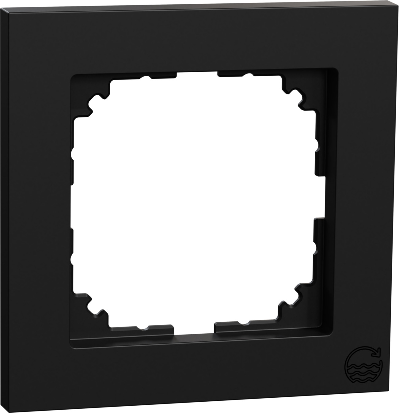 Merten Rahmen 1fach sw matt MEG4010-3603