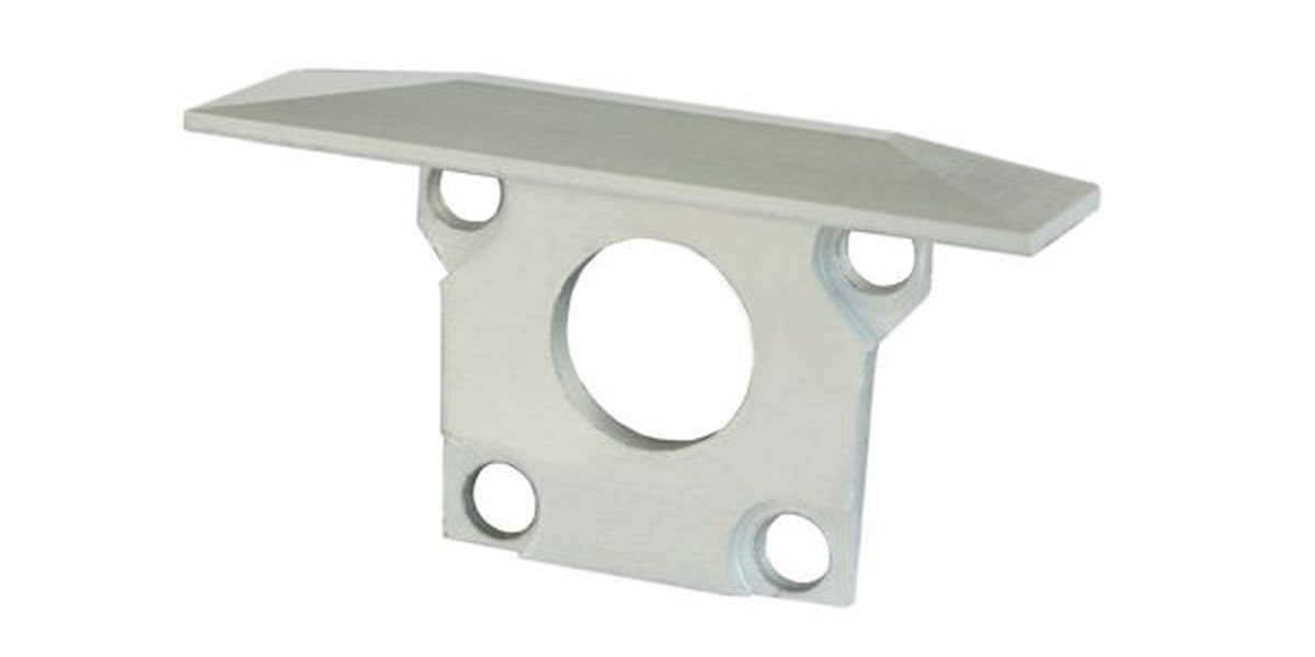 Barthelme Alu-T-Profil Endkappe kurz mit Loch 8.5mm 62399606