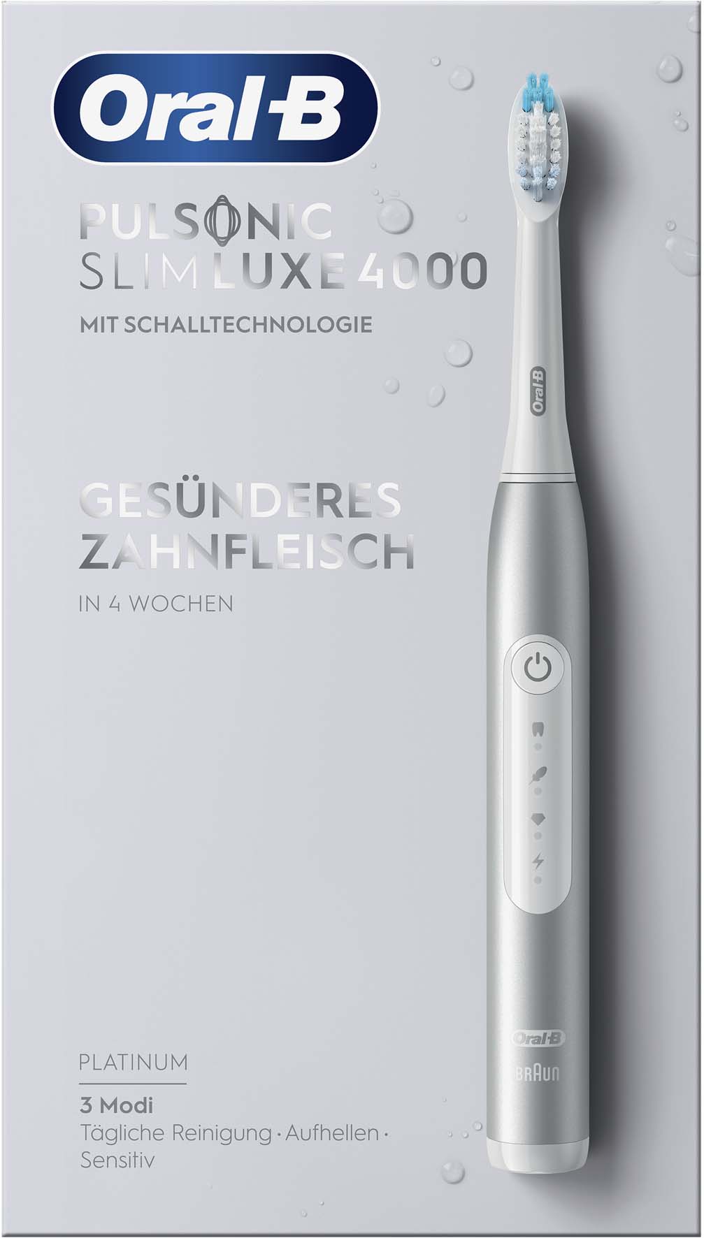 Procter&Gamble Braun Zahnbürste SchallPutzsystem PulsonicSlimLu4000