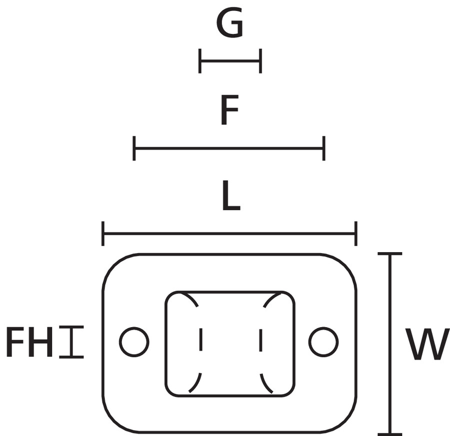 100 STK HellermannTyton Klebesockel TY8G1S-W-C1