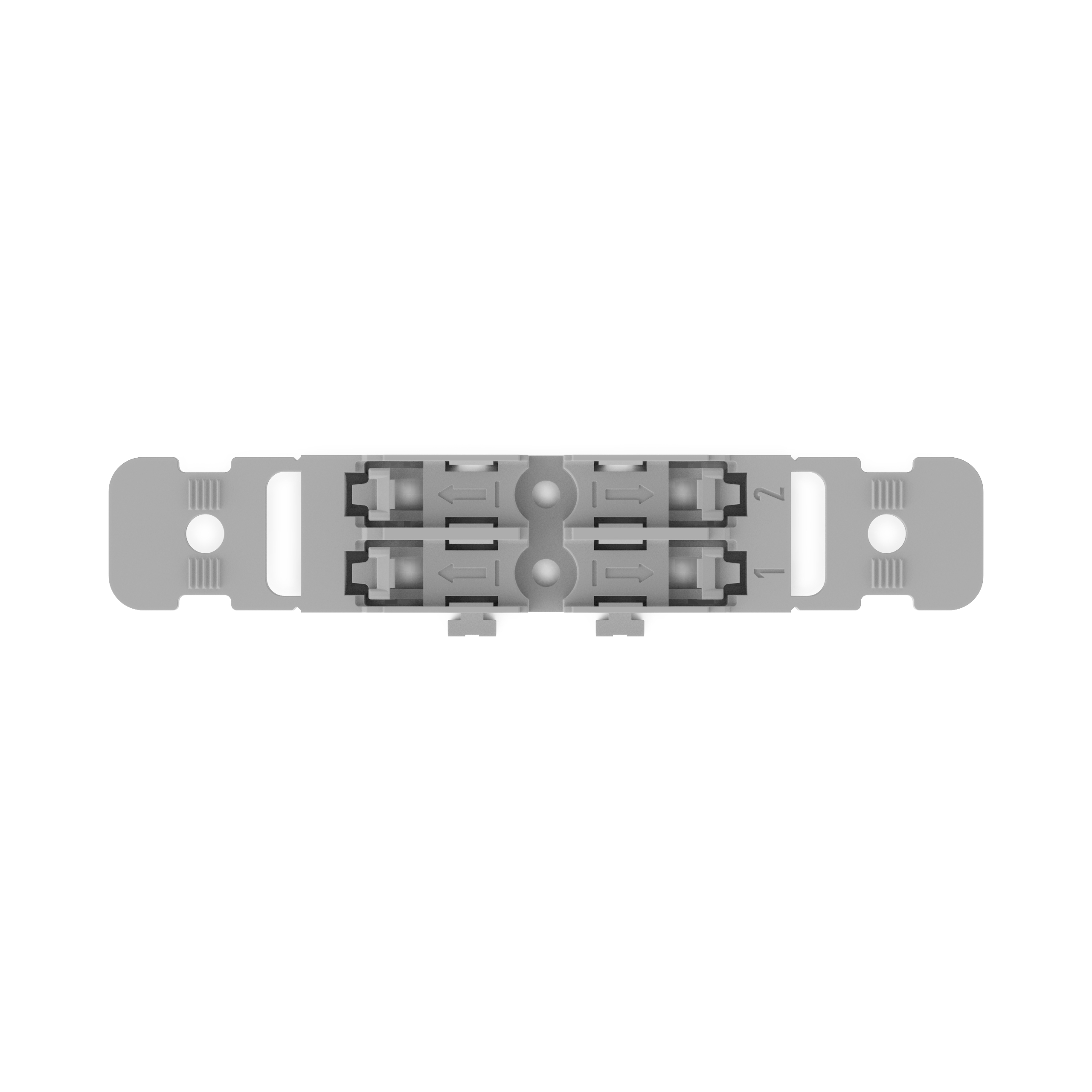 5 STK WAGO GmbH & Co. KG Befestigungsadapter mit Zugentlastung 221-2502