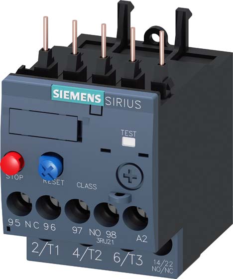 Siemens Dig.Industr. Überlastrelais 1,1-1,6A 3RU2116-1AB0