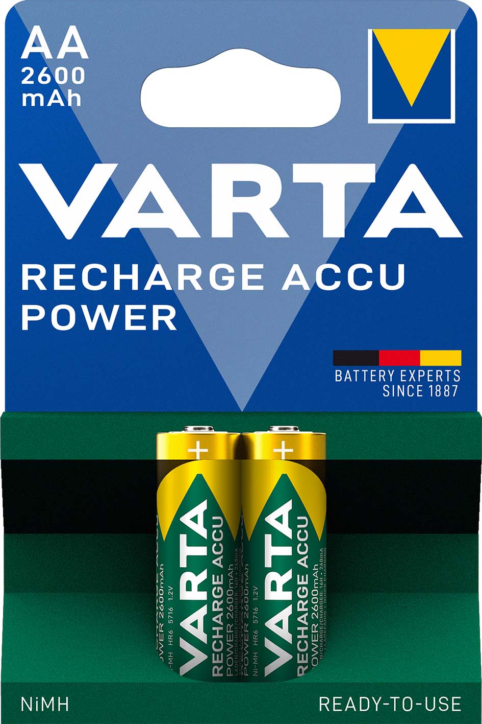 Varta Cons.Varta Recharge Accu Power AA 1,2V/2600mAh/NiMH 5716 Bli.2