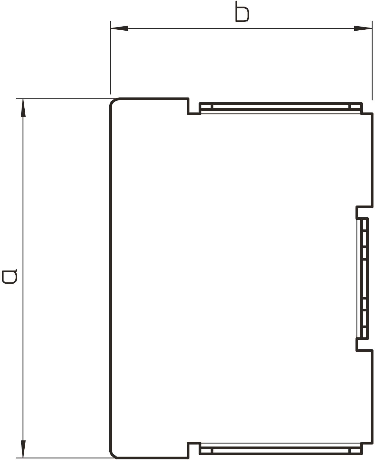 OBO Bettermann Vertr Endstück 60x60mm, St, FS LKM E60060FS