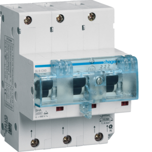 Hager SLS-Schalter 3P Cs-50A Hutschiene HTN350C