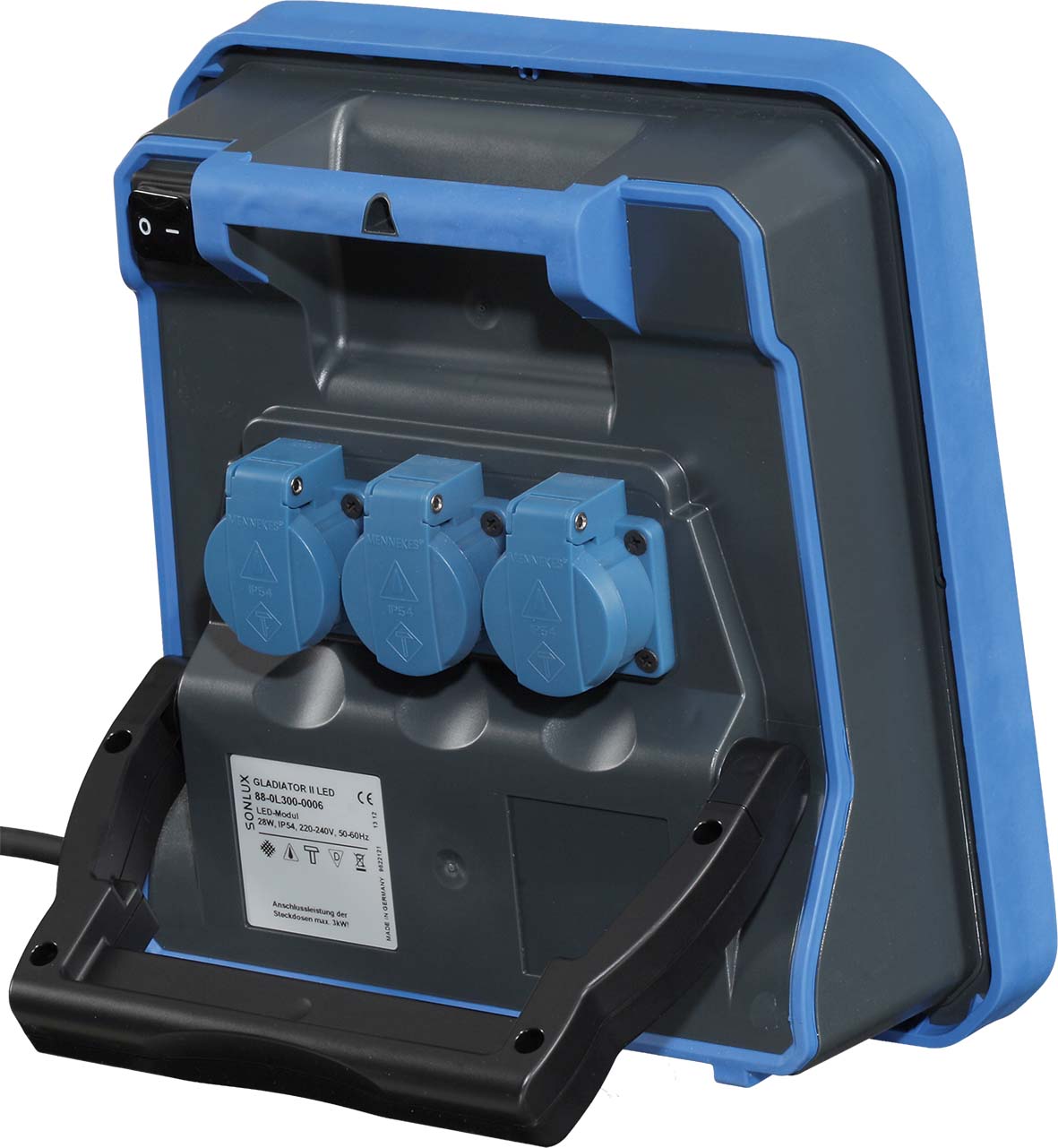 Sonlux LED-Arbeitsleuchte 33W AL SKL1 IP54 bl 88-0L300-0006