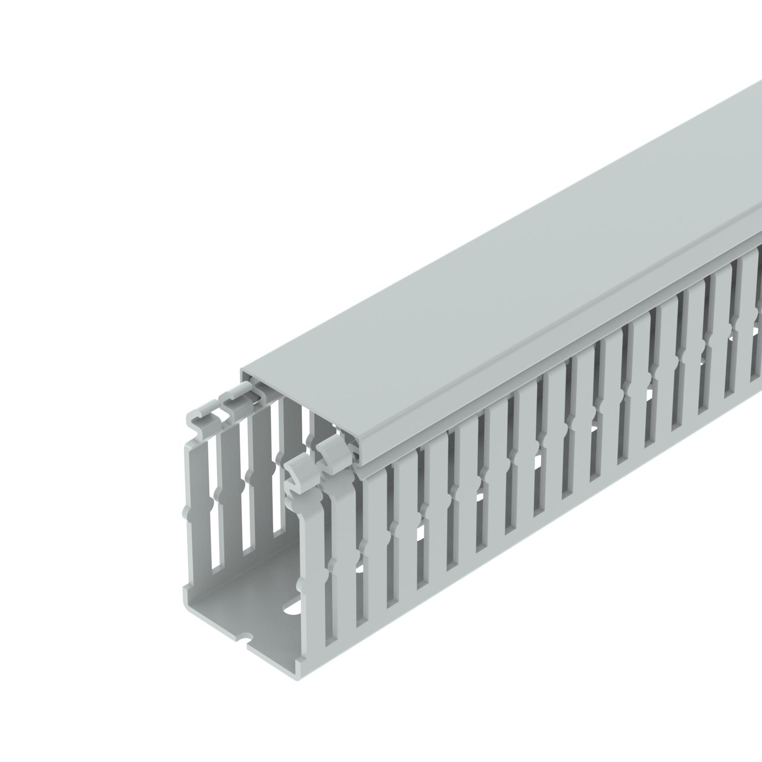 2 M OBO Bettermann Vertr Verdrahtungskanal hfr, 75x50x2000, lgr LKVH N 75050