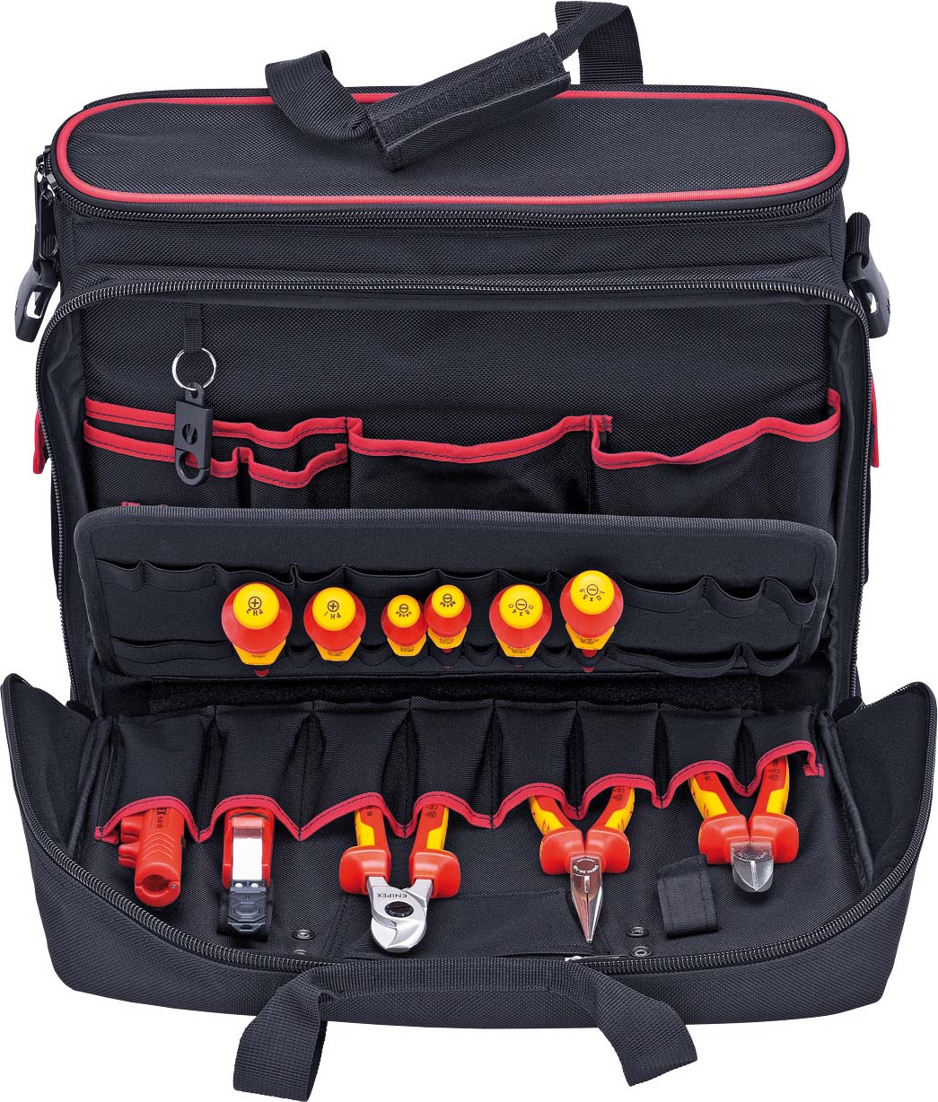 Knipex-Werk Notebook-/ Werkzeugtasche schwarz, 11-teilig 00 21 10 V01