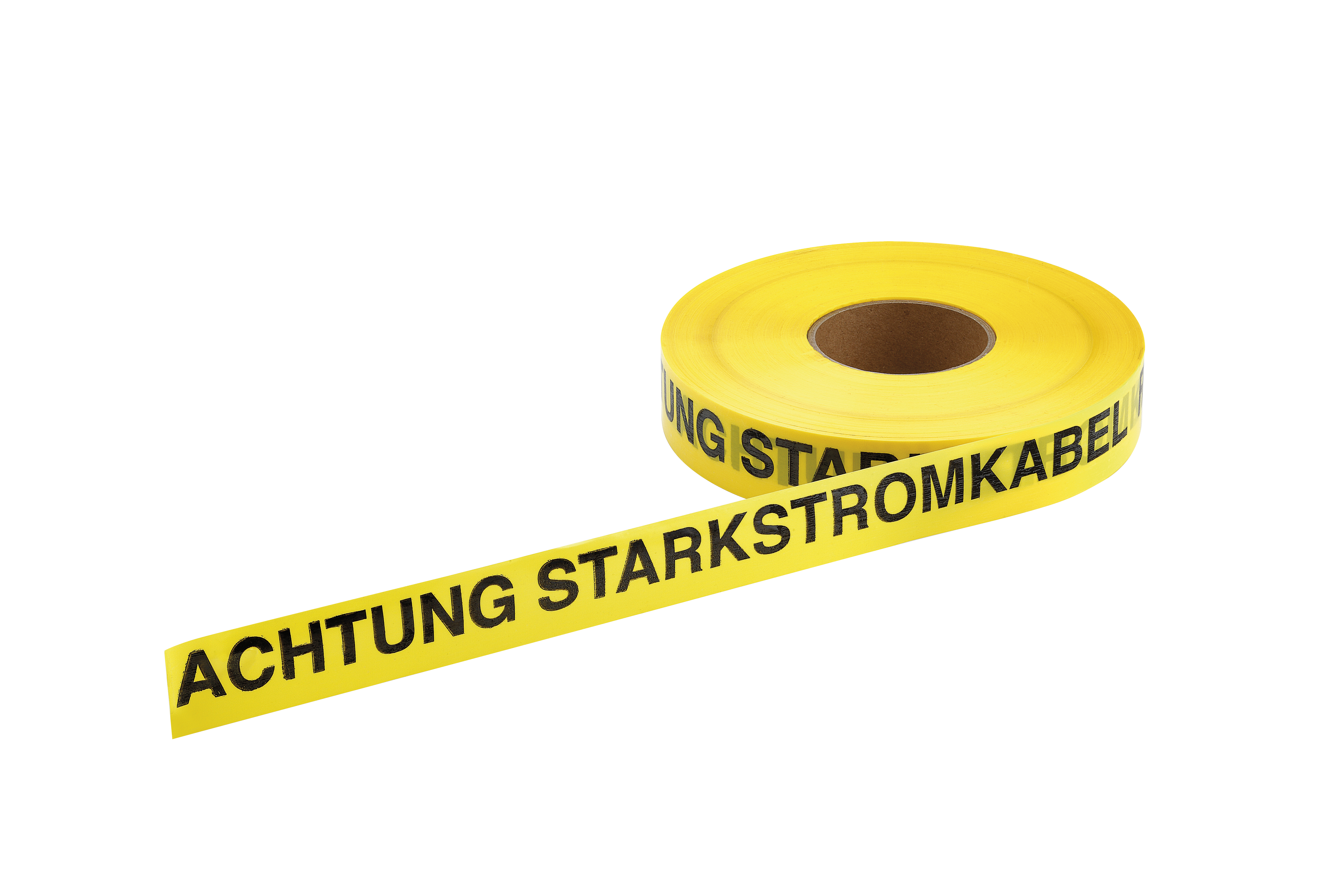 Fränkische Trassenwarnband (Achtung Starkstrom) FTWB gelb (VE250m)