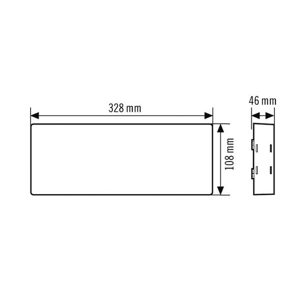 ESYLUX LED-Notleuchte ws 3h, f.AP-/Wandmon. SLXELLED #EN10077609