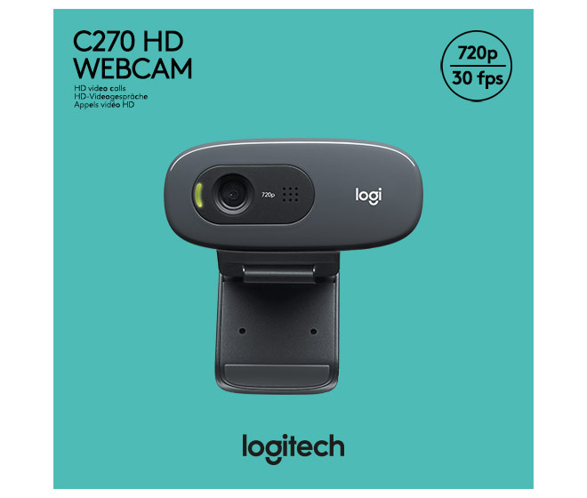 MediaCom-IT Webcam USB 3MP HD, sw, Retail C270