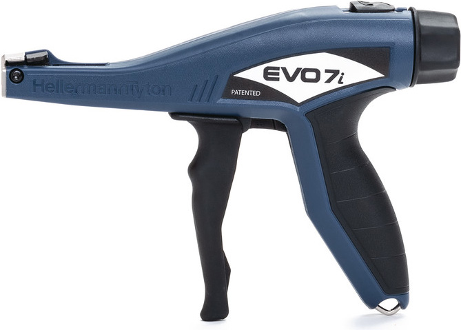 HellermannTyton Verarbeitungswerkzeug bis 4,8mm EVO7i-MET/PL-BU