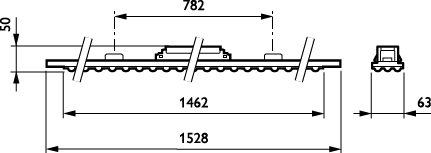 Signify PLS LED-Lichtträger ws G2 581 66S/840 PSD 4MX850 #66695999
