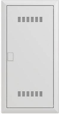 Striebel&John Mediaverteiler 4-reihig m.PatchPanel+Tür UK648MV