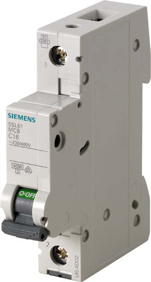 Siemens Dig.Industr. LS-Schalter C1A 1pol 6kA 5SL6101-7