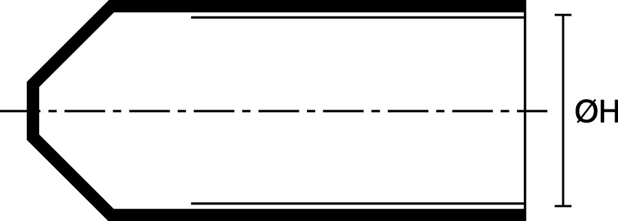 HellermannTyton Endkappe 1612-1-B5W2-PO-X-BK