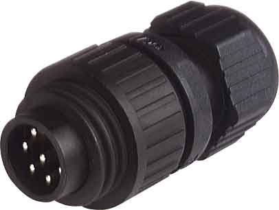 Hirschmann ICON Leitungsstecker gerade CA 6 LS