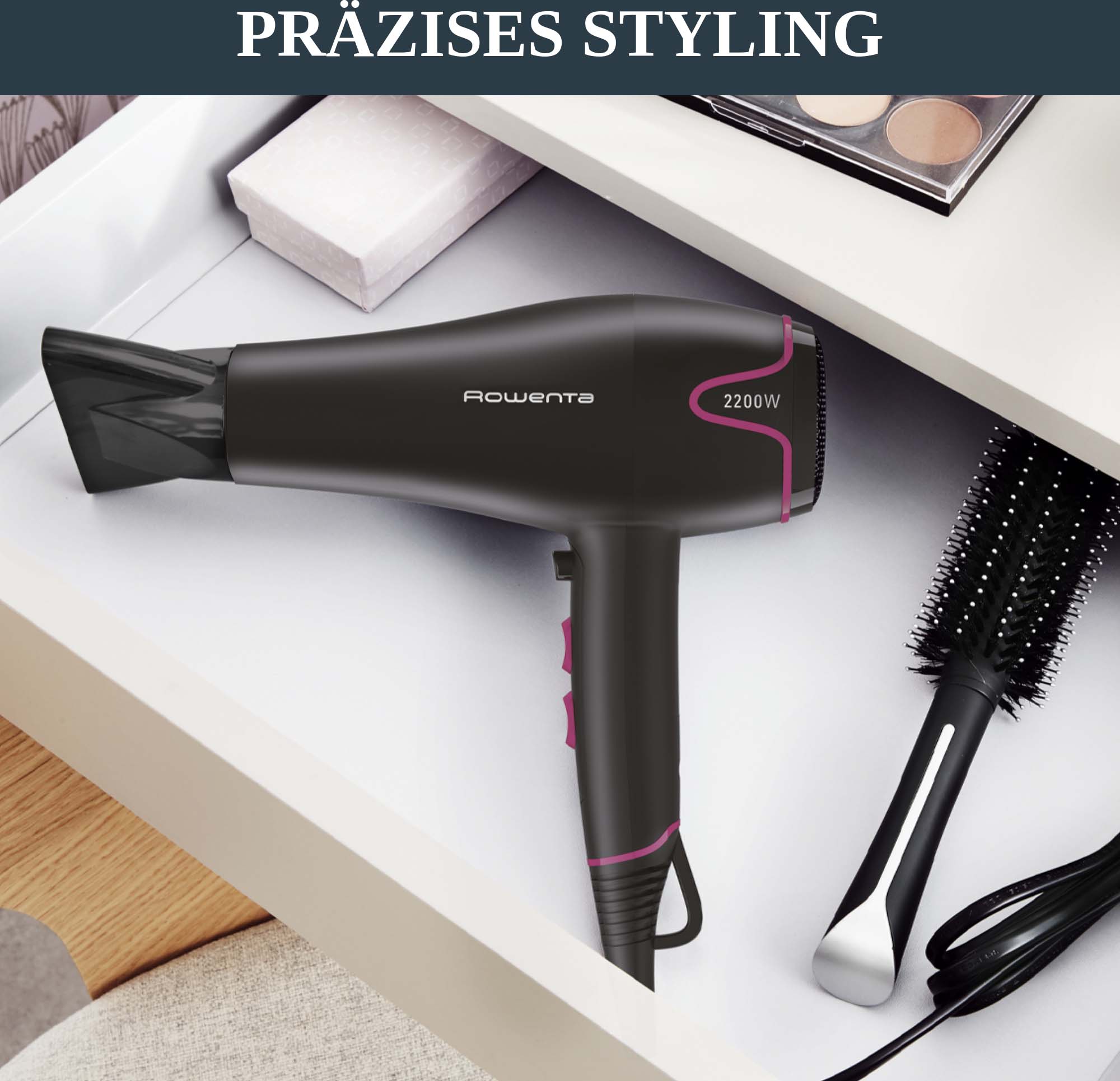 Groupe SEB WMF Haartrockner Studio Dry CV5713 sw